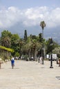 View on Main Promenade (Slovene coast) in the city, Budva, Montenegro