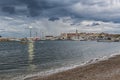 Budva Stari Grad Rain Incoming Royalty Free Stock Photo