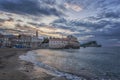 Budva Stari Grad Sunrise Glory Royalty Free Stock Photo