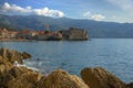 Budva town, Adriatic sea, Montenegro - fortress Budva