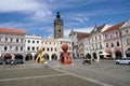 Main square in Budvar Royalty Free Stock Photo