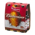 BUDWEISER BEER BOTTLE SIX PACK