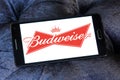 Budweiser beer logo Royalty Free Stock Photo