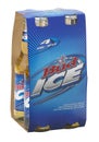 BUDWEISER BUD ICE BEER FOUR BOTTLE PACK