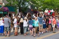 Budweiser Clydesdales in Coeur d' Alene, Idaho Royalty Free Stock Photo