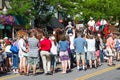 Budweiser Clydesdales in Coeur d' Alene, Idaho Royalty Free Stock Photo