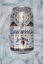 Budweiser Copper Lager can, Jim Beam Bourbon barrel, Labatt Breweries Of Canada Lp