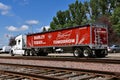 Budweiser semi trailer sporting the logo