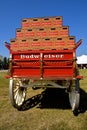 Budweiser wagon and truck for hauling the Clysdales and supplies