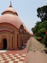 The bueatyfull 109 temple in Burdwan. Royalty Free Stock Photo