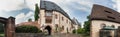 buedigen city germany high defintion panorama Royalty Free Stock Photo