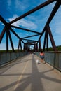 Buena Vista Hawelak Park footbridge rivervalley Edmonton