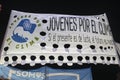 Earth Day demonstration in Buenos Aires, Argentina; Youth for Climate