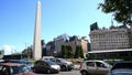 BUENOS AIRES, ARGENTINA Buenos Aires sign and Obelisco in Buenos Aires in Argentina.