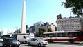 BUENOS AIRES, ARGENTINA Buenos Aires sign and Obelisco in Buenos Aires in Argentina.