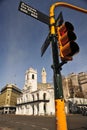 Buenos Aires, Argentina, The Capilbo, Cabildo historical public buildin in the city center, Plaza de Mayo