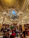 Buenos Aires, Argentina - Dec 16, 2023: Inside the old confectionery Confiteria Ideal in Buenos Aires, Argentina Royalty Free Stock Photo