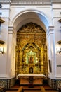 Buenos Aires, Argentina - Dec 14, 2023: Interior of the basilica Nuestra Senora del Pilar, Our Lady of Pilar Basilica