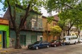 Typical street in La Boca, Buenos Aires, Argentina