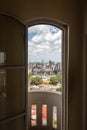 Aerial view of Plaza Congreso from Barolo Palace Balcony - Buenos Aires, Argentina