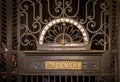 Detail of old elevator at Barolo Palace interior - Buenos Aires, Argentina