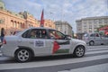 Argentina, protest caravan in solidarity with Palestine, against Israel attack Royalty Free Stock Photo