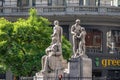 Roque Saenz Pena Monument at Plazoleta Ciriaco OrtÃÂ­z Square - Buenos Aires, Argentina Royalty Free Stock Photo