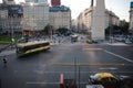 Plaza de la Republica view with Obelisco de Buenos Aires