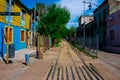Caminito little path, in Spanish, a street museum of colourful painted houses located