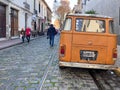 Informal trade in the streets of San Telmo, Buenos Aires. Argentina