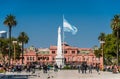 Buenos Aires, Argentina - March 21, 2019: Casa Rosada presidential palace