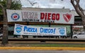 Buenos Aires, Argentina, November 06, 2020: Fans supports former soccer star Diego Maradona outside of the Clinica Olivos where he