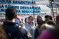 Demonstration of the Mothers of the Plaza de Mayo Madres de la Plaza de Mayo, in the city of Buenos Aires, Argentina