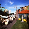 buenos aires ,picturesque architecture caminito of the city of la boca