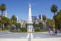 Buenos Aires, Argentina, Plaza de Mayo. The Piramide de Mayo or May Pyramid.