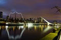 Buenos Aires, Argentina. Puerto Madero by night Royalty Free Stock Photo