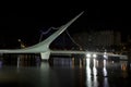 The woman bridge. Buenos Aires, Argentina. Puerto Madero by nigh Royalty Free Stock Photo