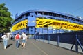 Argentine fans arrive at Stadium to the match between Argentina and Uruguay for the Qualifiers for the 2026 FIFA World Cup Royalty Free Stock Photo