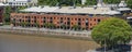 Buenos Aires cityscape from Puerto Madero with the buildings Royalty Free Stock Photo