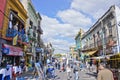 Buenos Aires, Old city street view, Caminito, La Boca, Argentina