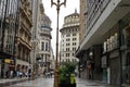 Buenos Aires pedestrian boulevard in the downtown area