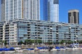 Buenos Aires, Puerto Madero, Argentina - October 10, 2019: Day view of the buildings of the financial district in Puerto Madero, Royalty Free Stock Photo