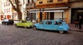 Buenos Aires, San Telmo district - tours in vintage cars Royalty Free Stock Photo