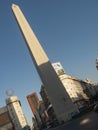 Buenos Aires State/Argentina 12/21/2010. El Obelisco en La Plaza de la Republica  or  The Obelisk at Plaza de la Republica Buenos Royalty Free Stock Photo