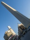 Buenos Aires State/Argentina 12/21/2010. El Obelisco en La Plaza de la Republica  or  The Obelisk at Plaza de la Republica Buenos Royalty Free Stock Photo