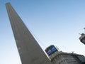 Buenos Aires State/Argentina 12/21/2010. El Obelisco en La Plaza de la Republica  or  The Obelisk at Plaza de la Republica Buenos Royalty Free Stock Photo