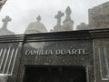 Buenos Aires State/Argentina 12/18/2010. Mausoleum of Evita Duarte de Peron. La Recoleta Cemetery or Cementerio de la Recoleta