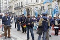 Buenos Aires State/Argentina 06/24/2014.Strike protest of maritime and naval port workers of the Republic of Argentina. Strike pro