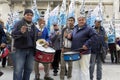 Buenos Aires State/Argentina 06/24/2014.Strike protest of maritime and naval port workers of the Republic of Argentina. Strike pro