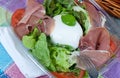 Bufala mozzarella salad Royalty Free Stock Photo